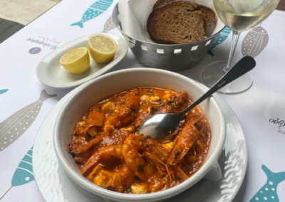 Garides Saganaki